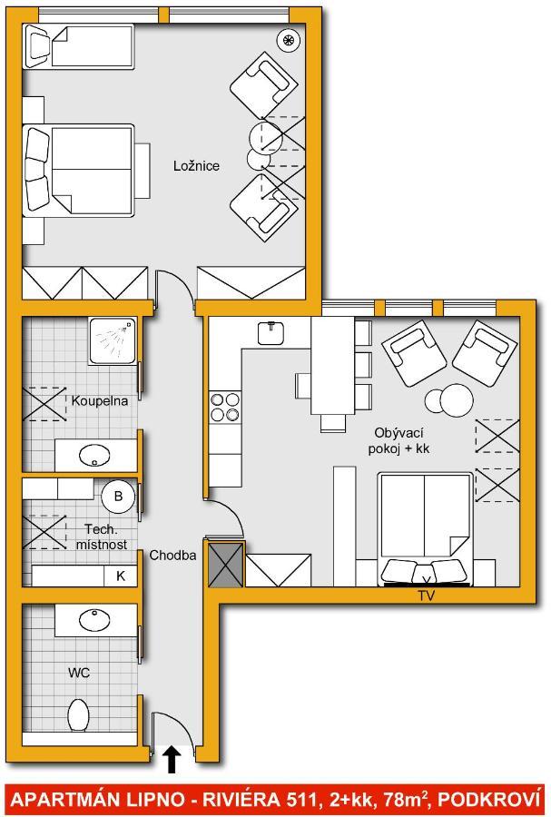 Luxury Apartman Lipno Lipno nad Vltavou Zewnętrze zdjęcie